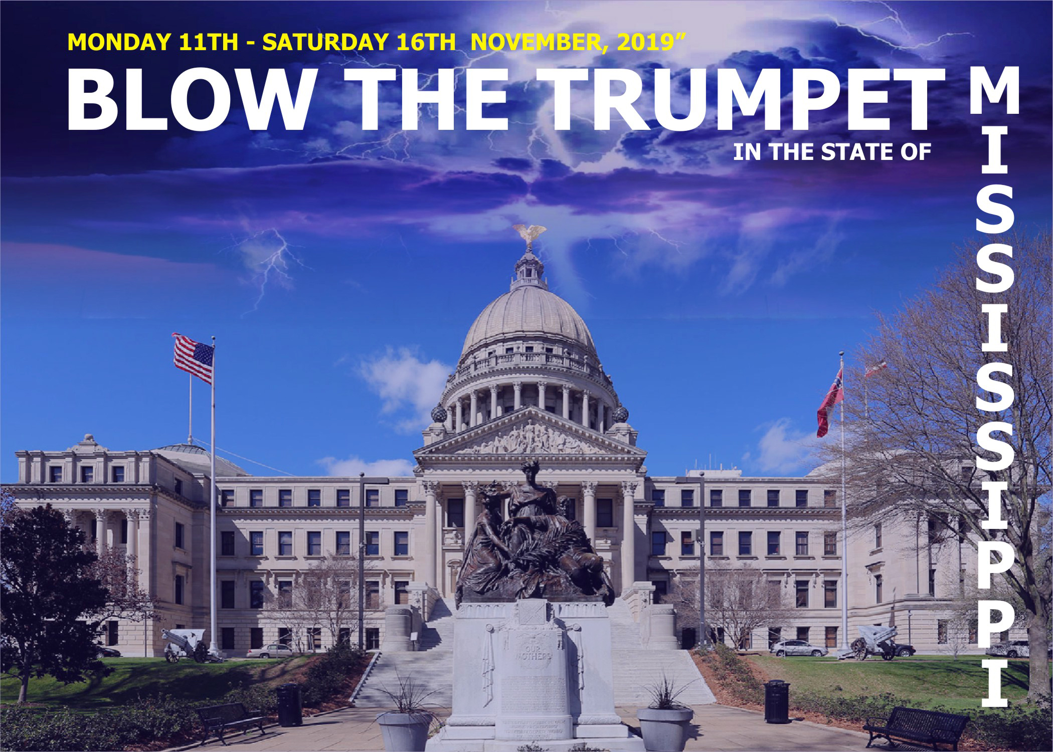 Blow the trumpet Mississippi